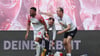 "Nik" Schmid an der Seitenlinie bei RB Leipzig.