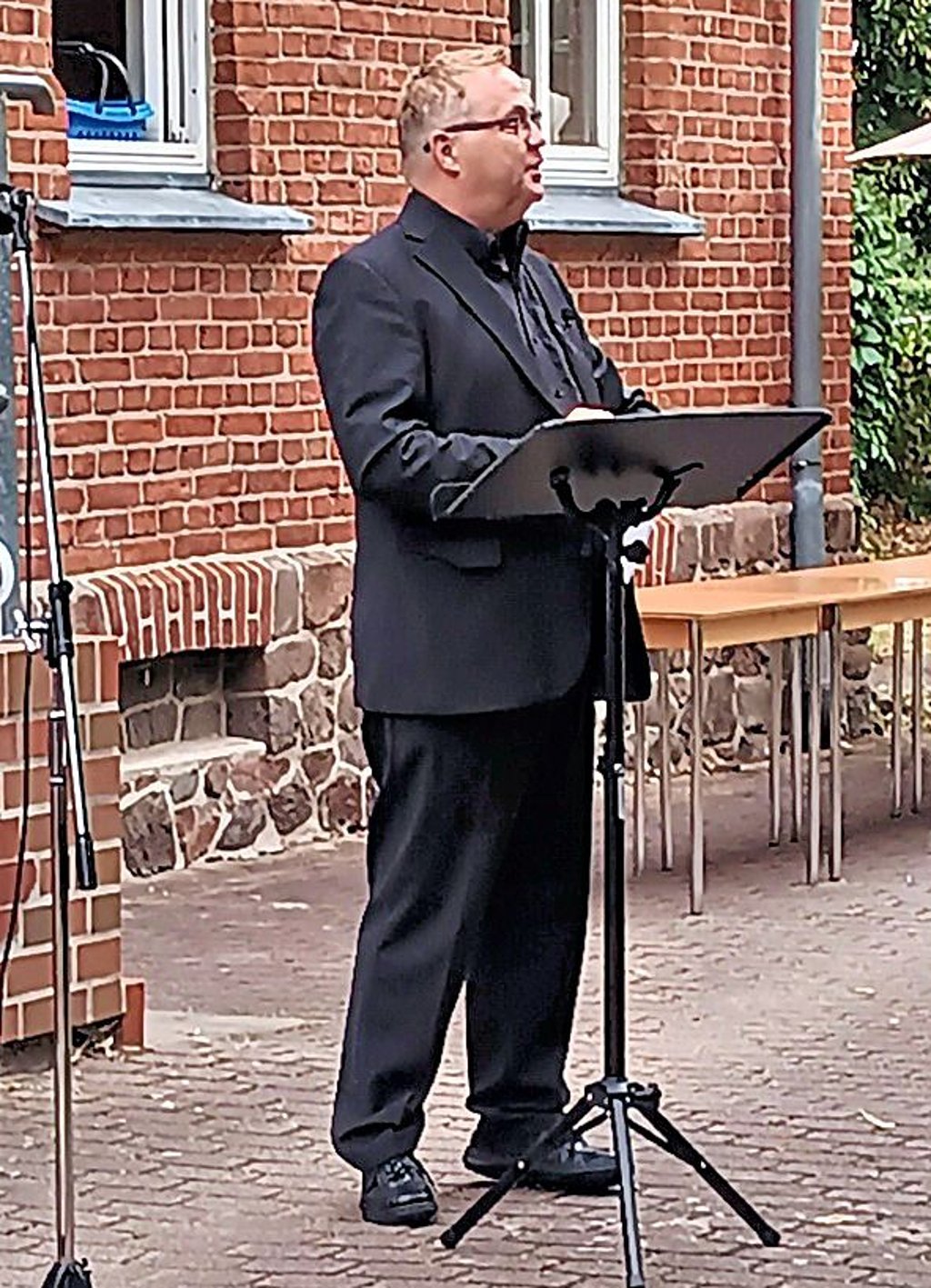 Pfarrer Martin Vibrans beim gemeinsamen Gottesdienst.