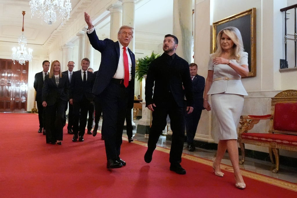 Trump sagt, er fand es „besser“, wenn sich Selenskyj und Putin zunächst ohne ihn treffen.