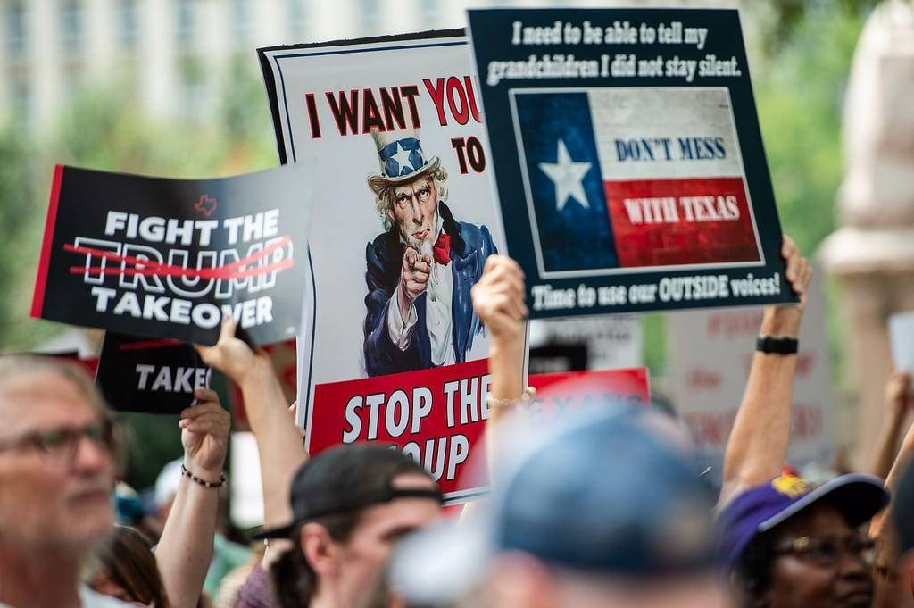 Gegen die Maßnahme der Republikaner regte sich in Austin Protest. (Archiv)