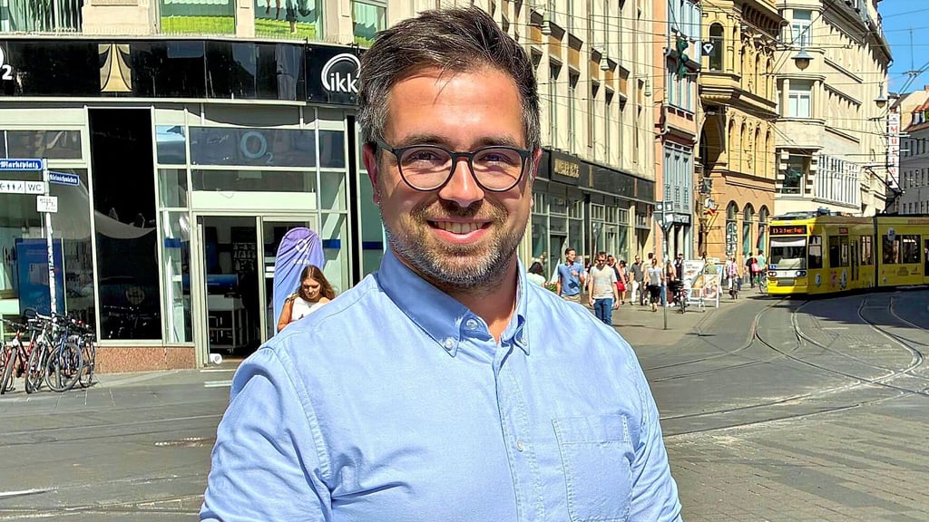 Der SPD-Fraktionsvorsitzende Eric Eigendorf