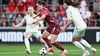 Leipzigs Giovanna Hoffmann (M) trifft mit RB im Pokal auf einen Zweitligisten.