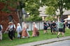 Momentaufnahme bei den Dreharbeiten  für den historischen Film „In die Sonne schauen“ in Neulingen.