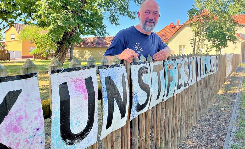 Jens Feder freut sich auf die vierte Auflage des Kleinkunstfestivals im Mosigkauer Schäfergarten.