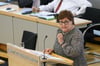 Landessozialministerin Petra Grimm-Benne (SPD) am Donnerstag im Landtag von Sachsen-Anhalt.