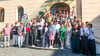 Die Teilnehmer der dritten Runde der Wittenberger  Sommerkurse: Studenten aus  18 verschiedenen Ländern.  