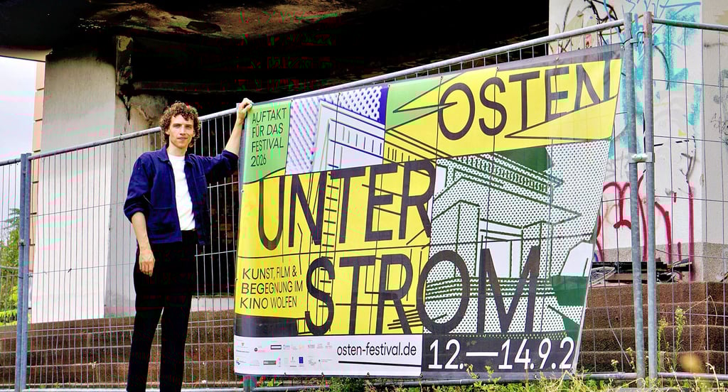 Martin Naundorf ist Kurator des Osten-Festivals. Im September soll am Wolfener Kino die Auftaktveranstaltung für das Festival 2026 stattfinden.