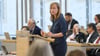 Linken-Fraktionsvorsitzende Eva von Angern warnt vor der Abwanderung von Erziehern in andere Bundesländer.