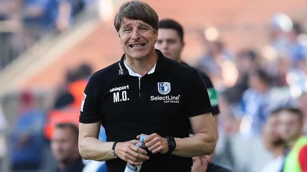 Michael Oenning trainierte in der Saison 2018/19 den 1. FC Magdeburg.