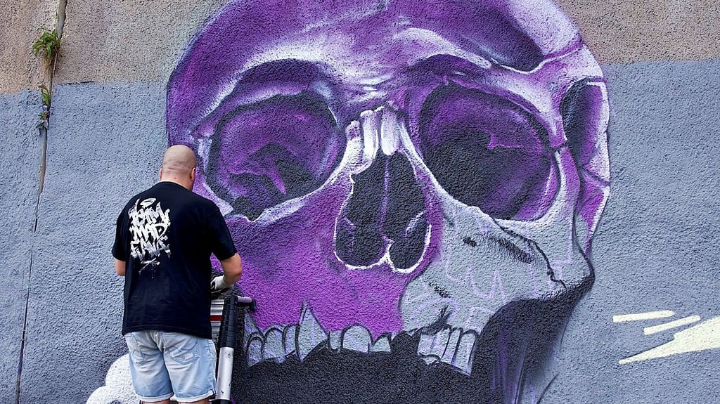 Zum fünften Mal treffen sich am Wochenden Graffitikünstler aus ganz Deutschland zum „Landgang“ in der Hafenbar Hettstedt.