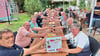In fröhlicher Runde ließen die Akteure vom Förderverein und von der Feuerwehr das Jubiläumsjahr in Großörner ausklingen. 