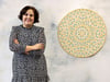 Mandala mit blauen Blumen:  Es ist eines von zahlreichen  Bildern von Gabriela Siegmund aus Staßfurt. 