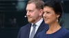 BSW-Chefin Sahra Wagenknecht ist wie Sachsens Ministerpräsident Michael Kretschmer gegen die Entsendung deutscher Bodentruppen zur Friedenssicherung in die Ukraine. (Archivbild)
