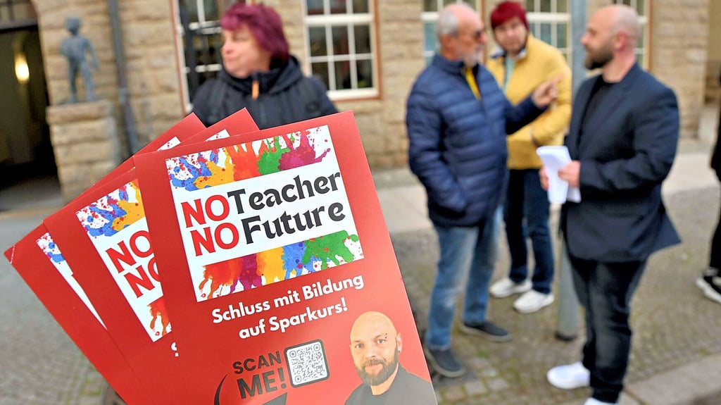 Jetzt auch in Magdeburg auf die Straße gehen will die Initiative „No teacher no future“.
