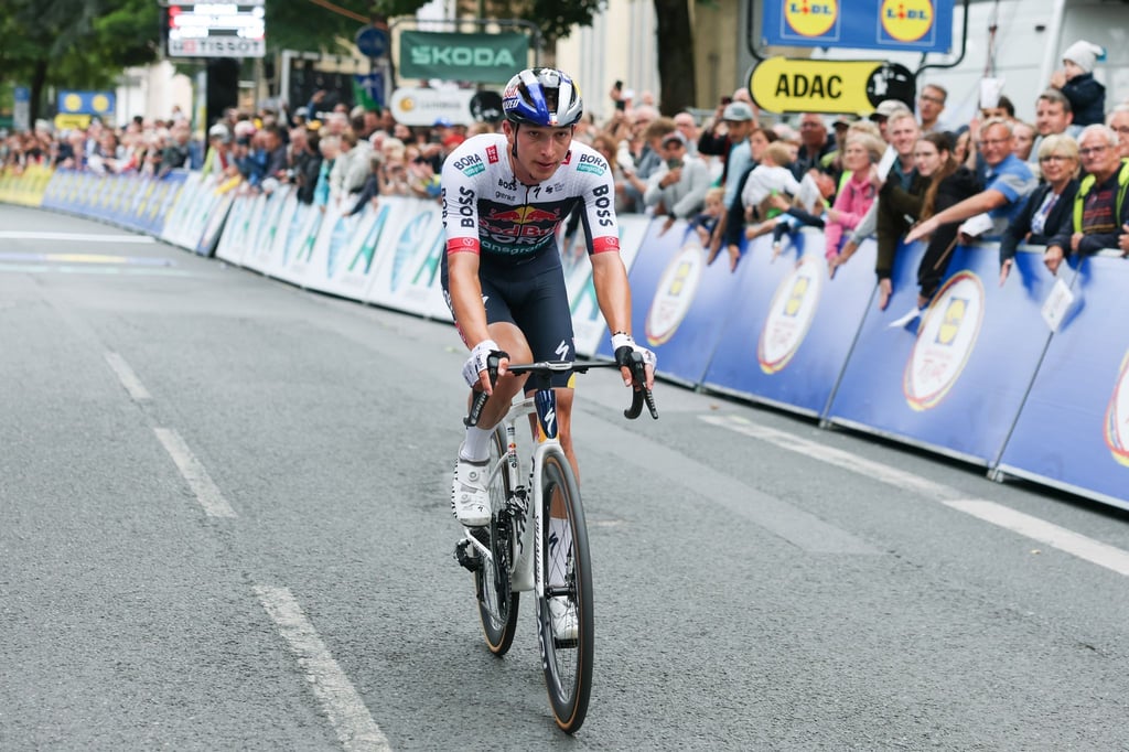 Florian Lipowitz erlebte einen gebrauchten Tag bei der Deutschland Tour.