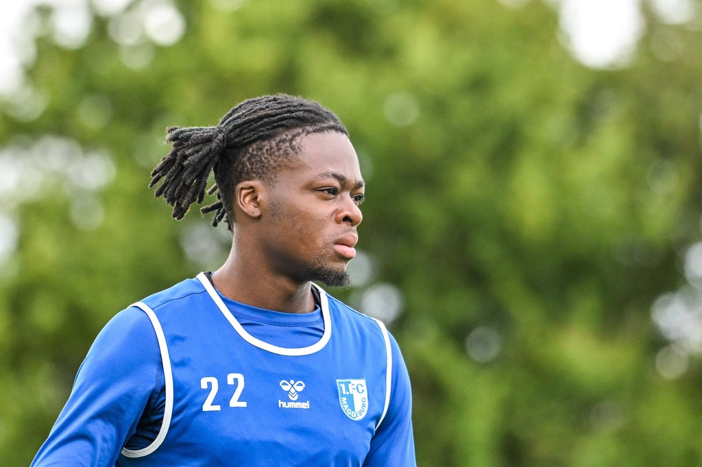 Pierre Nadjombe gelang noch nicht der Durchbruch beim 1. FC Magdeburg. Nun wird er an Alemannia Aachen verliehen.