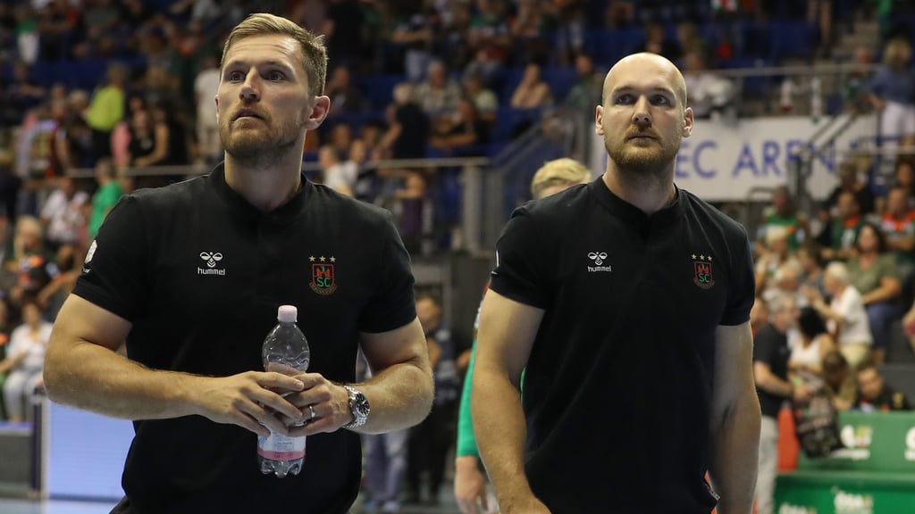 Beim Hummel Cup gegen den TVB Stuttgart konnten Albin Lagergren (l.) und Christian O'Sullivan nicht mitwirken.