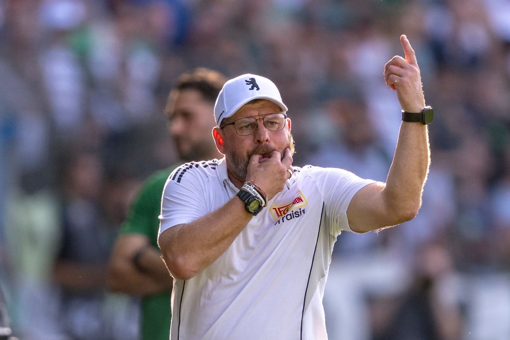 Union-Trainer Baumgart will sich vom Thema Woltemade nicht ablenken lassen. (Archivbild)