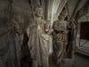 Warten auf ihre Restaurierung: Pfeilerfiguren, die im 19. Jahrhundert in Berlin und Dresden für den Halberstädter Dom gefertigt wurden.