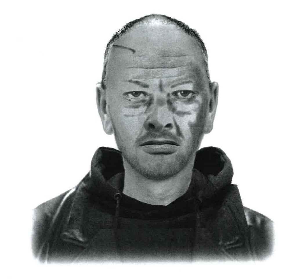 Mit diesem Phantomfoto sucht die Polizei nach dem Täter.