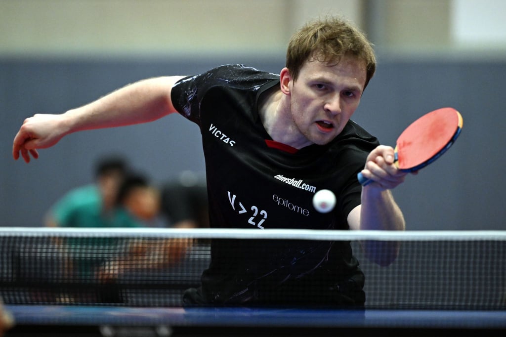 Im Grand-Smash-Halbfinale: Der deutsche Tischtennis-Profi Benedikt Duda.