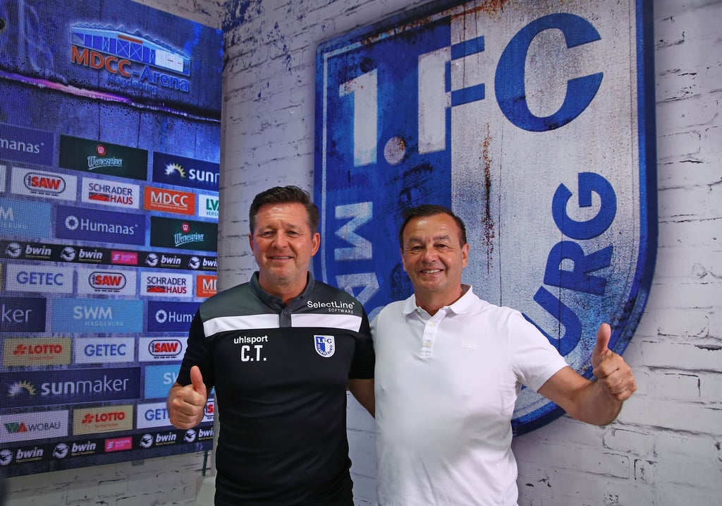 Christian Titz (links) fand beim FCM nur schwer rein.