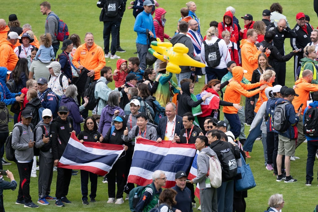 Mit einer Zeremonie im Dresdner Heinz-Steyer-Stadion sind die World Transplant Games zu Ende gegangen.