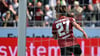 Hayate Matsuda von Hannover 96 feiert sein Tor zum 1:0 gegen Magdeburg.