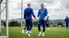 Peter Gulacsi (l.) und sein Herausforderer Maarten Vandevoordt.