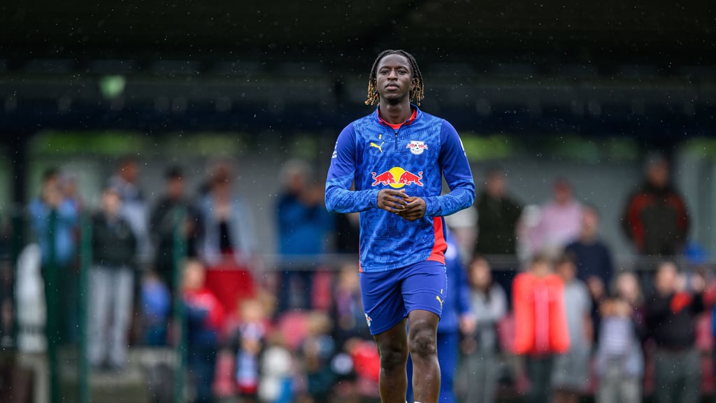 Amadou Haidara im Training von RB Leipzig.
