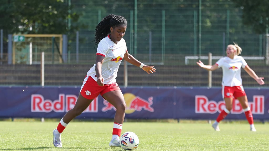 Delice Boboy erzielte das erste Tor für RB Leipzig.