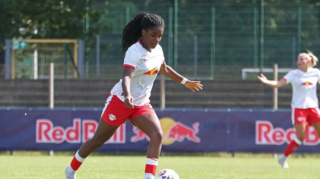 Delice Boboy erzielte das erste Tor für RB Leipzig.