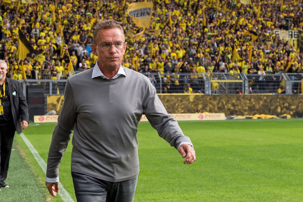 Ralf Rangnick beim Auftakt in Dortmund.