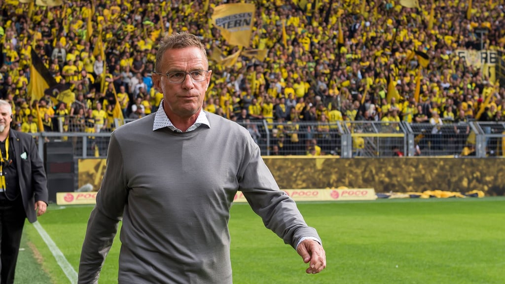 Ralf Rangnick beim Auftakt in Dortmund.