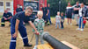 Auch bei der Feuerwehr konnten die Jüngsten was erleben.
