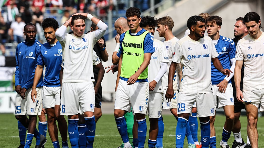 Lange Gesichter: In Hannover wurde der FCM für einen ansprechenden Auftritt nicht belohnt.