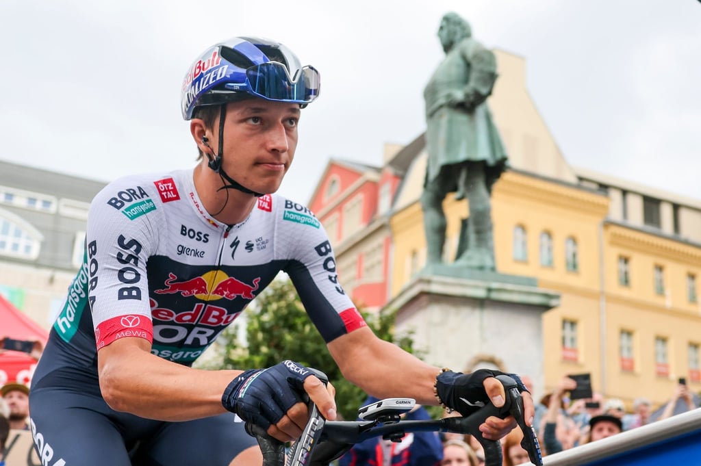 Florian Lipowitz war der umjubelte Star bei der Deutschland Tour.