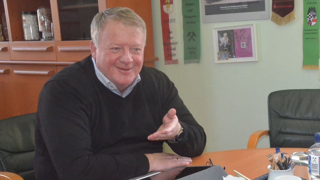 René Zok, Bürgermeister in Staßfurt.