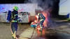In Merseburg musste die Feuerwehr gegen 1.30 Uhr ausrücken.