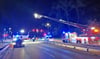 An dieser Kreuzung  wurde der Mann von einem Auto erfasst.