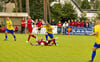Das Auftaktspiel zur neuen Fußball-Kreisoberligasaison in Abtsdorf ist umkämpft. 