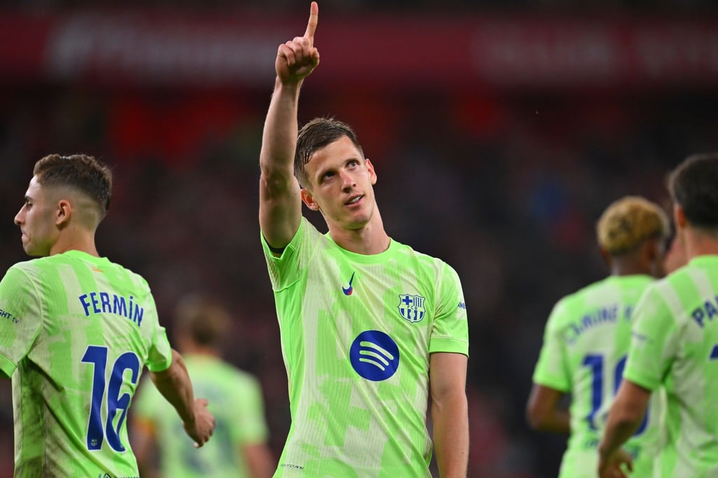 Noch darf Dani Olmo jubeln. (Archivfoto)