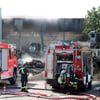 Bei dem Brand in Weißenfels waren rund 50 Feuerwehrleute im Einsatz.
