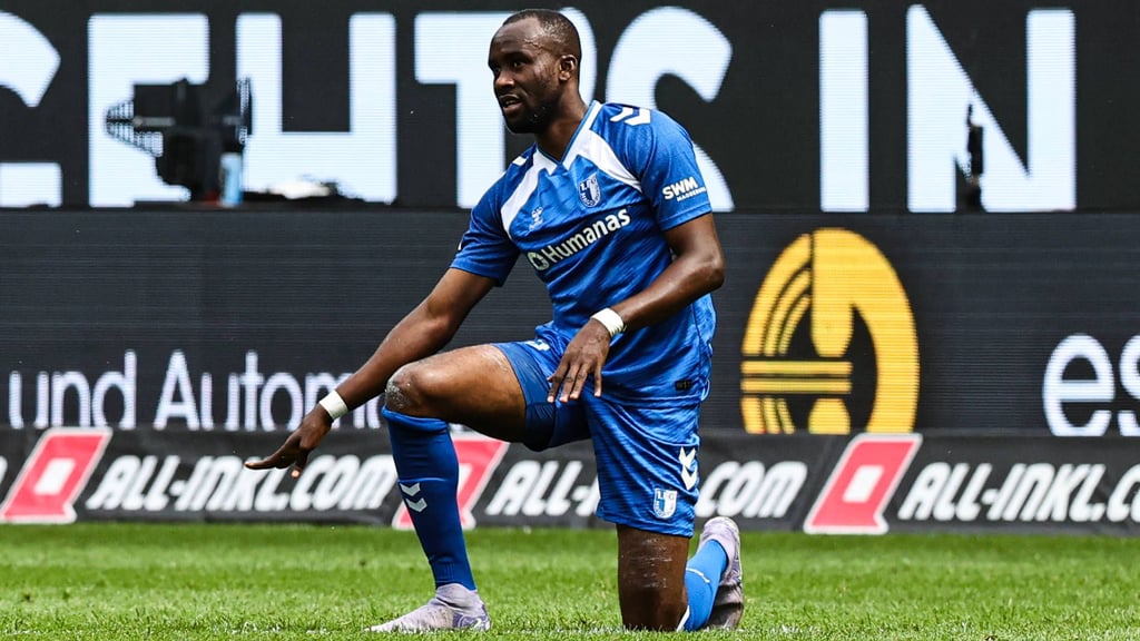 Will auch in dieser Saison das Trikot des 1. FC Magdeburg tragen: Silas Gnaka.