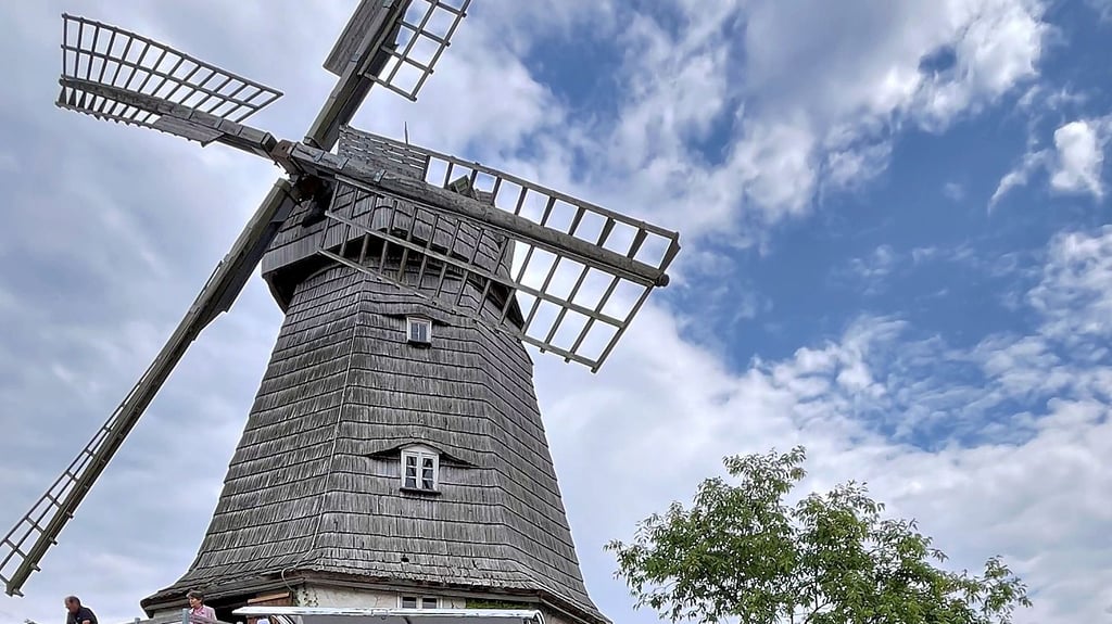 Zum Tag des offenen Denkmals geöffnet: die Holländerwindmühle in Jerichow.