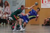Justus Fischer von der TSV Hannover-Burgdorf (l.) und Gummersbachs Julian Köster trafen bereits beim Heide-Cup im niedersächsischen Schneverdingen aufeinander. Am Mittwoch eröffnen die beiden Teams die Bundesliga-Saison.