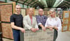 Klinker Schlote wird in der dritten Generationen geführt: Im Unternehmen arbeiten unter anderem (v.l.n.r.) Toni, Mark und Siegmund sowie Katrin Schlote.