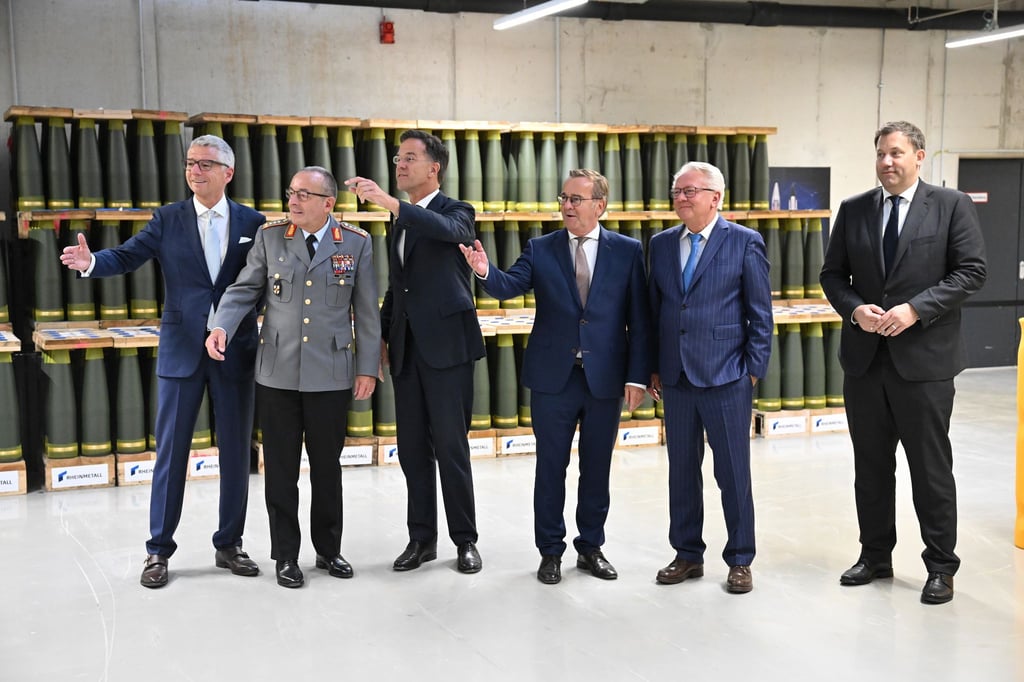 Sie kann bis zu 40 Kilometer weit geschossen werden: Artilleriemunition von Rheinmetall.