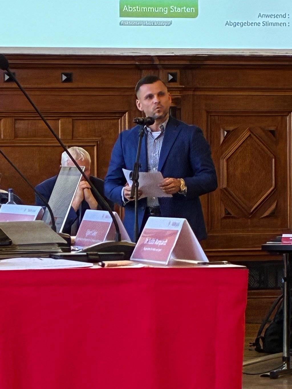Der AfD-Stadtrat Paul Backmund