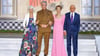 Die Stars Helen Mirren (l-r), Pierce Brosnan, Celia Imrie und Ben Kingsley haben sich beim Dreh des Krimis „The Thursday Murder Club“ bestens verstanden.